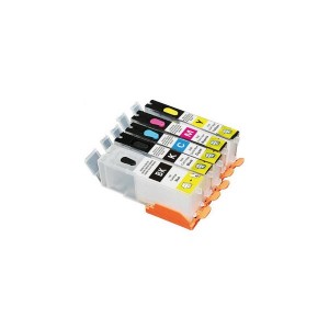 SET Cartuse CANON PGI-550 (BLACK ) / CLI-551 (CMY) autoresetabile